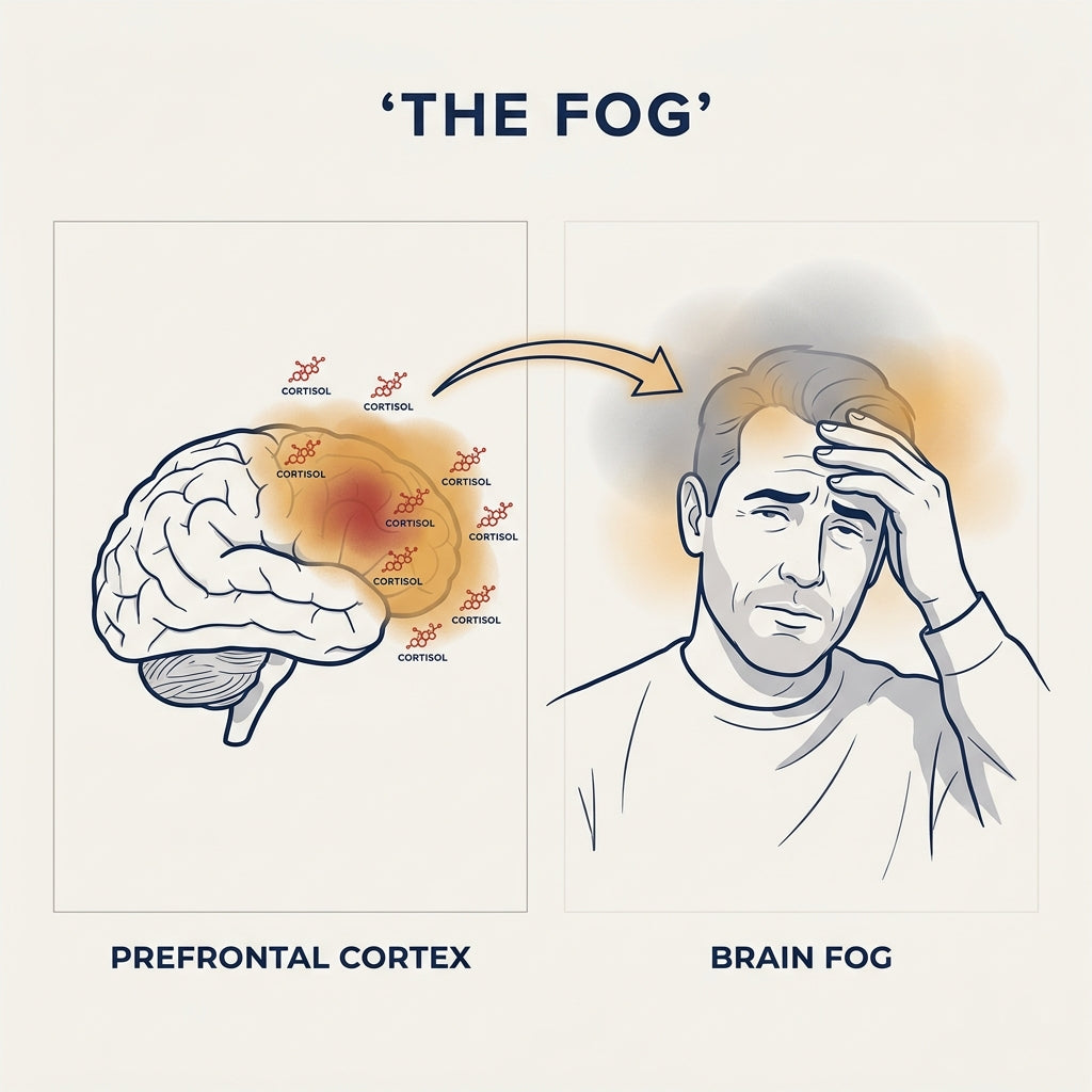 Brain fog: cortisol clouding the prefrontal cortex